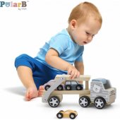 Viga Viga 44014 PolarB Autolaweta with toy cars