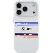 M Silicon Horizontal Line MagSafe iPhone 17 Pro White