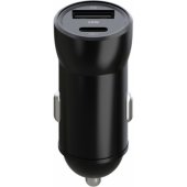 MXCC-04 PD QC 1x USB-C 1x USB 20W Black + USB Type C 60W