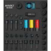 Hazet impact machine screwdriver socket set 163-612/ 40, size 2/ 3+ 40 p