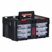 Toolbox KETER Stack®N®Roll (17210831/ 253380) with 3 organizers Black