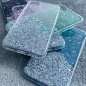 "Star Glitter Case Xiaomi Poco F3/ Redmi K40" Transparent