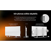 AGH0005S LED Premium Eco Smart Heater Grey