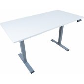 ERGO OPTIMAL stalas su 2 varikliais 160x80cm, pilkšvai baltas