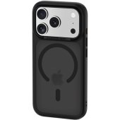 Magnetic Mist Metal Frame Case iPhone 17 Pro Max Black