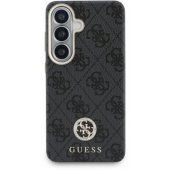 PU Leather 4G Strass Logo Gold Frame Magnetic Galaxy S26 Black