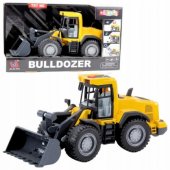 Bulldozer Construction Excavator Lights Sounds Moving Bucket Yellow