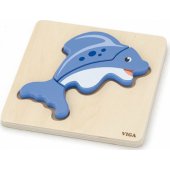 Viga Viga 59934 Pirmoji dėlionė ant pagrindo – žuvis