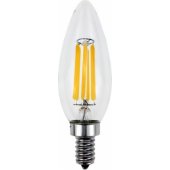 Omega LED Bulb Filament Candle E14, 4W, 2800K