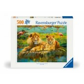 Puzzle 500 Lions in the Savanna