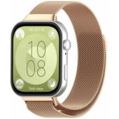 „Saiboro dirželis Huawei Fit 3/ 4/ 4 Pro/ 5/ 5 Pro“, rožinio aukso
