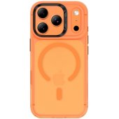 Magnetic Lucid Armor Case iPhone 17 Pro Max Orange
