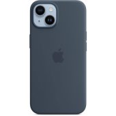 "Silicone Case with MagSafe iPhone 14 Plus (MPT53ZM/ A)" Storm Blue
