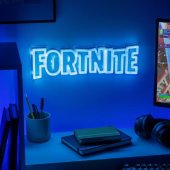 Fortnite prie sienos tvirtinamas LED neoninis šviestuvas