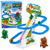 Track Dinosaur Slide Moving Stairs Figures Lights Sounds