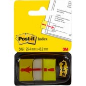 3M indeksavimo žymekliai su „šauktuko“ spauda 25x43mm (680-33 3M-70