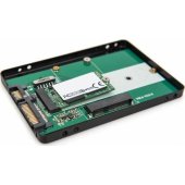 Enclosure 2.5" M.2/ mSATA Black DA-71118
