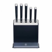 EverSharp 5 dalių peilių rinkinys ir peilių stovas su integruotu galąstuvu