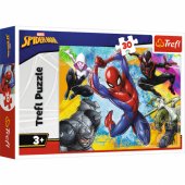 Dėlionė 30 – Žmogaus-voro spalvos – Disney Marvel Spider-Man Trefl 18307