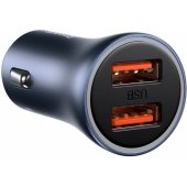 TZCCJD-A0G Golden Contactor Pro Dual quick car charger 2x USB 40W Grey