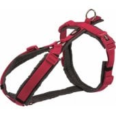 Trixie Premium žygio petnešos, S: 36-44 cm/ 15 mm, fuksijų / grafito spalvos