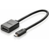 Micro HDMI to HDMI Adapter 20cm Black