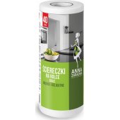 Anna Zaradna šluostės ritinyje ANNA ZARADNA, 40 vnt., baltos, balta