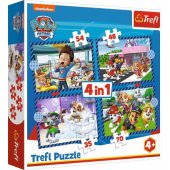 Puzzle - 4 in 1 - Dog matters - Paw Patrol - Trefl 34650