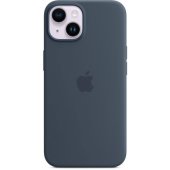 "Silicone Case with MagSafe iPhone 14 Plus (MPT53ZM/ A)" Storm Blue