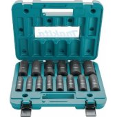 _8345299 Makita ilgi smūginiai galvučių rinkiniai, 14 vnt., 1/ 2", 10–32 mm