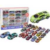 Set of Toy Cars, Spring Springs, Sports Racing Cars 1:64, 20 pcs.