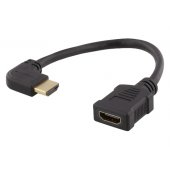 Flexible HDMI adapter 0,2m black