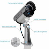 Dummy camera with flashing