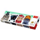 Panorama Puzzle Fluffy Crew 500pcs
