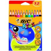 Bic BIC KIDS EVOLUTION ECOLUTIONS* spalvoti pieštukai, dėžutė, 12 vnt. - 82