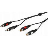 Kabelis 2xRCA - 2xRCA 2.5m (46018)