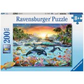Ravensburger Puzzle 200 pc Orca Paradise