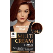 Joanna Multi Cream Color plaukų dažai Nr. 44.5 vario ruda