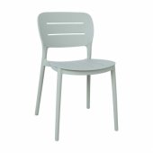 Kėdė MANGO 42,5x53,5xA79cm, žalsvai pilkas plastikas