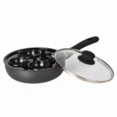 Deep pan with lid and insert for fried eggs KINGHoff.