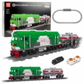 Construction Blocks Remote Controlled Tank Train RC 1090 pcs.