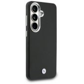 Signature PU Leather Metal Logo Magnetic Case Galaxy S26 Black
