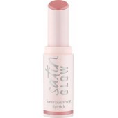 ESSENCE_Satin Glow Luminous Shine Lipstick kremowa pomadka o