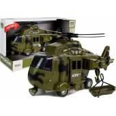 Military Rescue Helicopter 1:16 Hook Sound Light