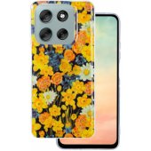 "Glow Glam Case Motorola Moto G56" Orange