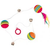 Trixie Rainbow kamuoliukai ant juostelės su rašikliu 3