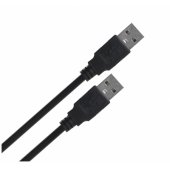 Cable USB-A M/ M 2.0 1m black