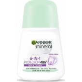 Garnier GARNIER_6in1 Protection 48h odai ir drabužiams skirtas antiperspirantas rutulinis