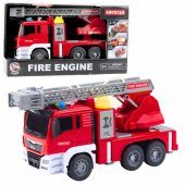 Fire Truck with Boom Fire Department Drive Water Pouring Lights Sounds