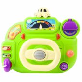 Interactive Steering Wheel For Kids Driving Simulator Lights Sounds Gr